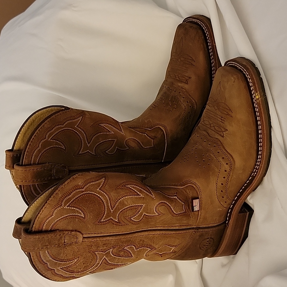 DOUBLE H men's boots 8.5 D USA square